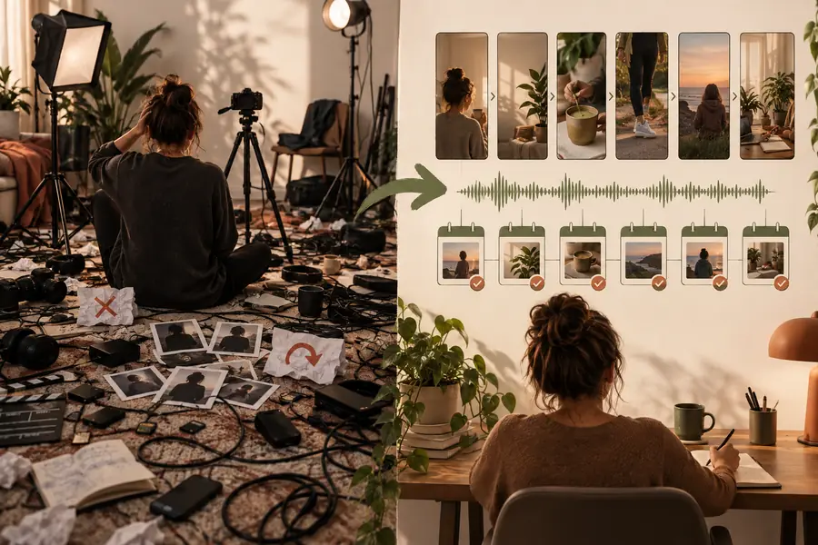 Vergleich verschiedener Workflows für gesichtslose Kurzvideos